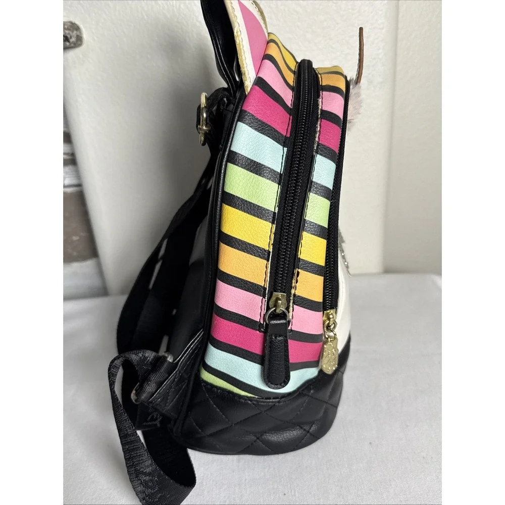 Betsey Johnson Unicorn Cat Mini Backpack‎ Luv Betsey Caticorn Glitter Star